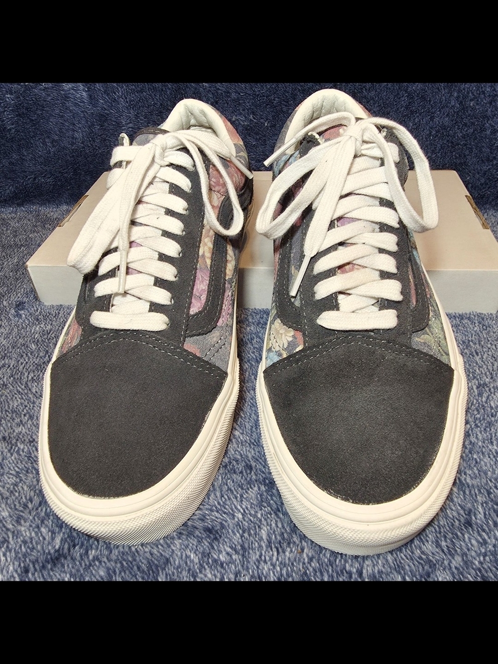Vans Old Skool "Moody Floral" (Grey/White) - Picture 3 of 7